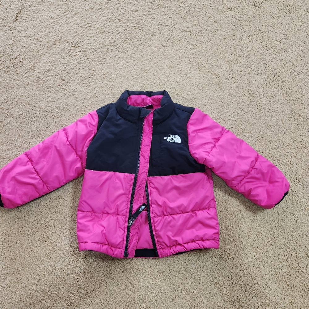 The North Face pink 18-24m jacket